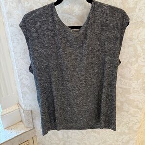 rag & bone Charcoal Sleeveless Muscle Tee